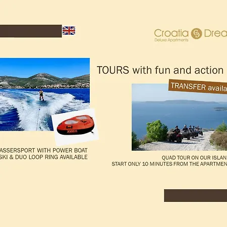 Oceanview Deluxe Penthouse With 89m2 Living Space 90m2 Roof Terrace * Trogir