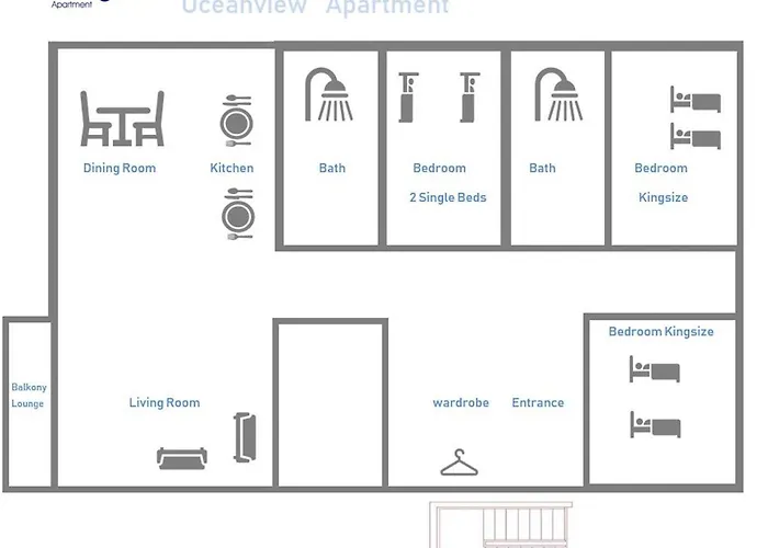 Oceanview Deluxe Penthouse With 89m2 Living Space 90m2 Roof Terrace Appartement